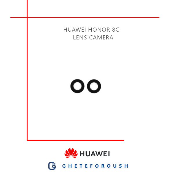 شیشه دوربین Huawei Honor 8c