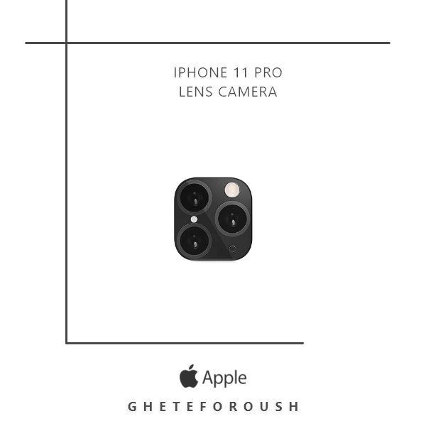 شیشه دوربین iPhone 11 pro