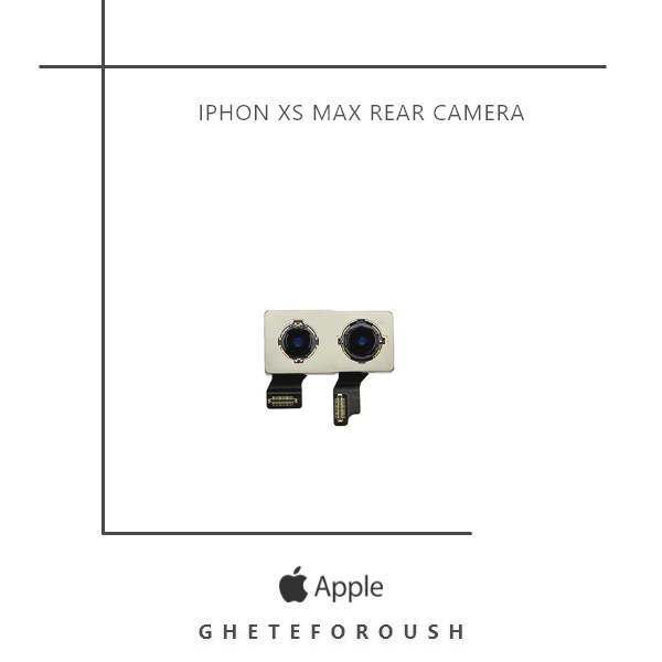 دوربین پشت iPhone XS Max