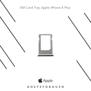 SIM Card Tray Apple iPhone 8 Plus silver