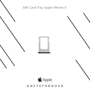 SIM Card Tray Apple iPhone X silver