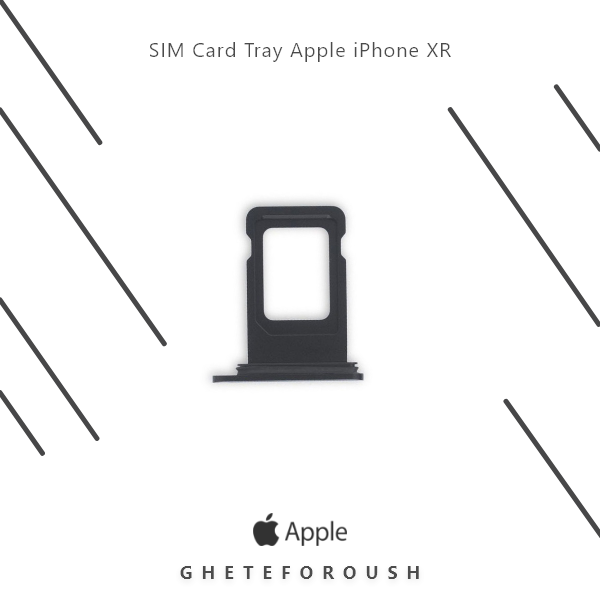 SIM Card Tray Apple iPhone XR black