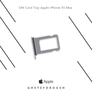 SIM Card Tray Apple iPhone XS silver