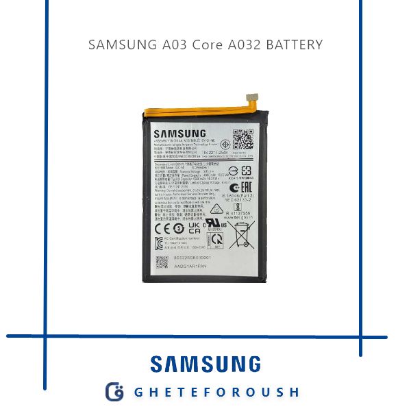 قیمت خرید باتری سامسونگ Samsung A03 Core A032